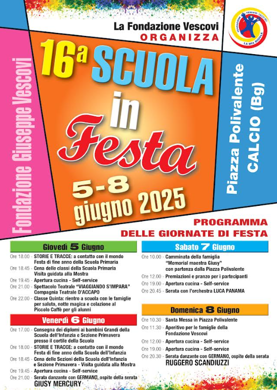 Scuola in Festa  - Calcio (BG)