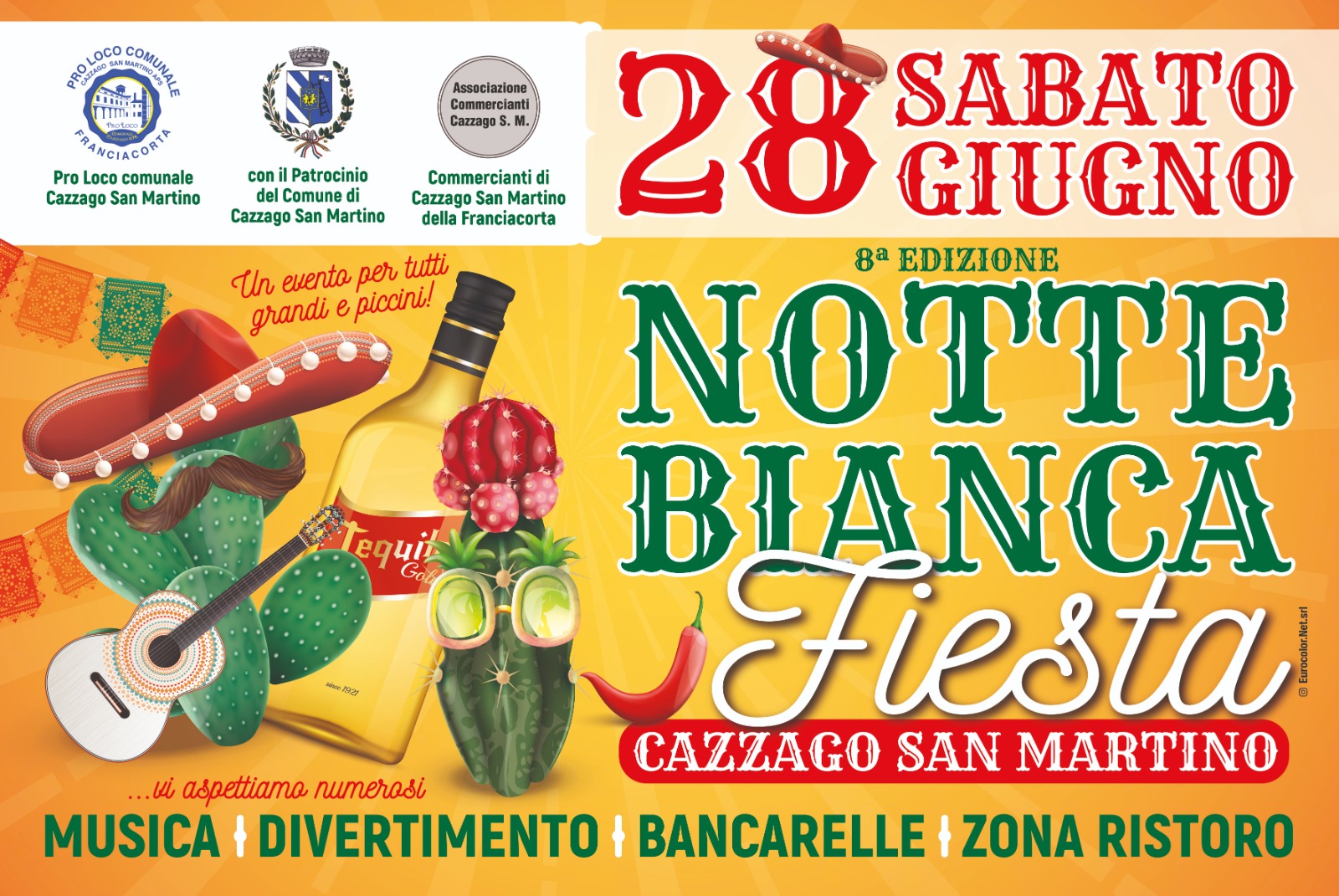 Locandina Notte Bianca la Fiesta