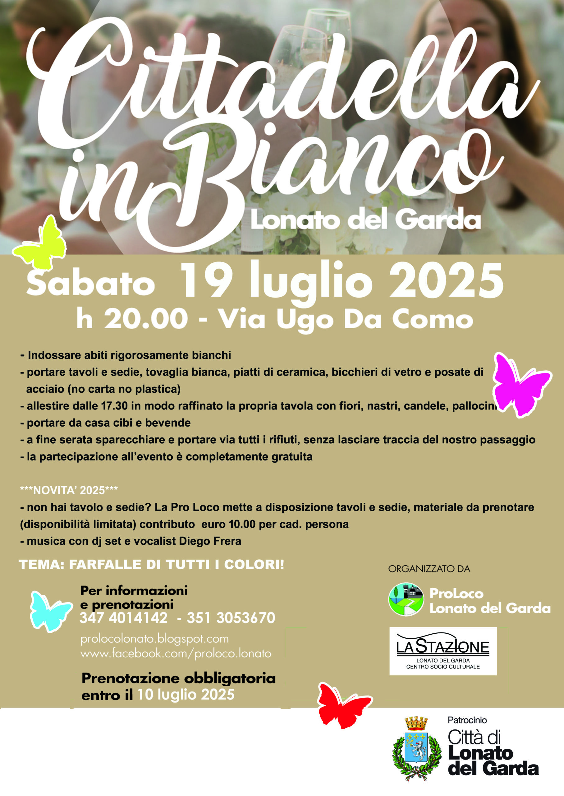 Locandina Cittadella in bianco 2025