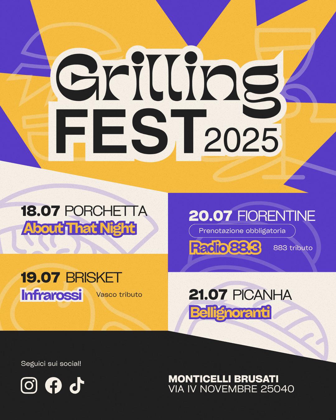 Locandina Grilling Fest