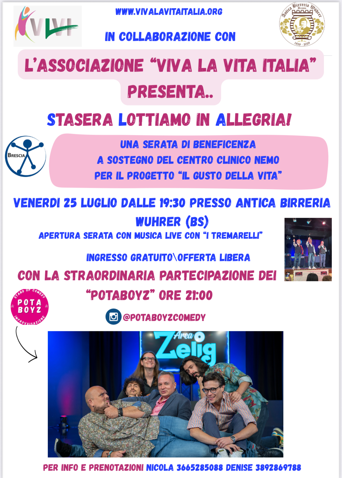 Locandina Stasera Lottiamo in Allegria