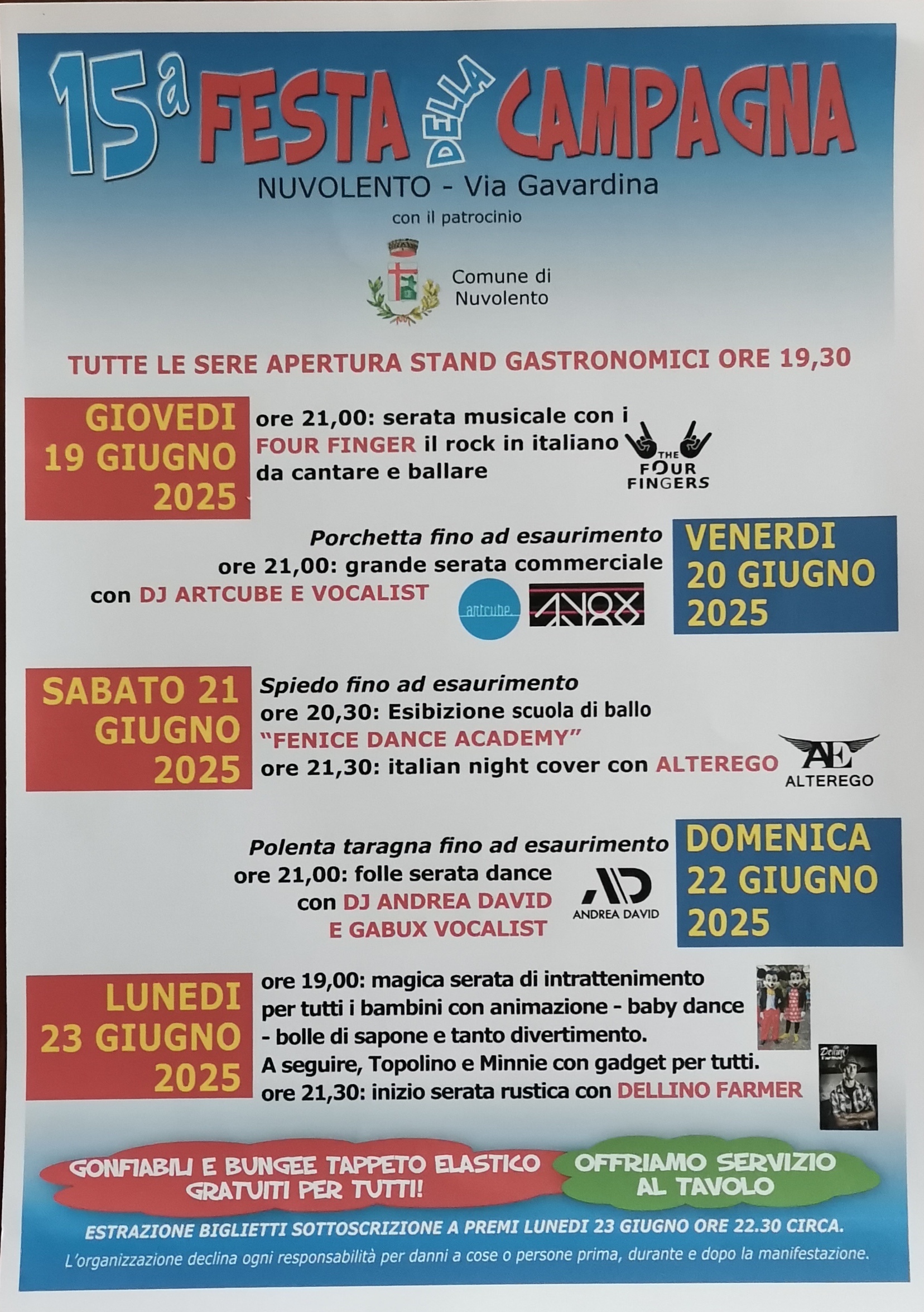 Locandina 15a Festa della Campagna Nuvolento