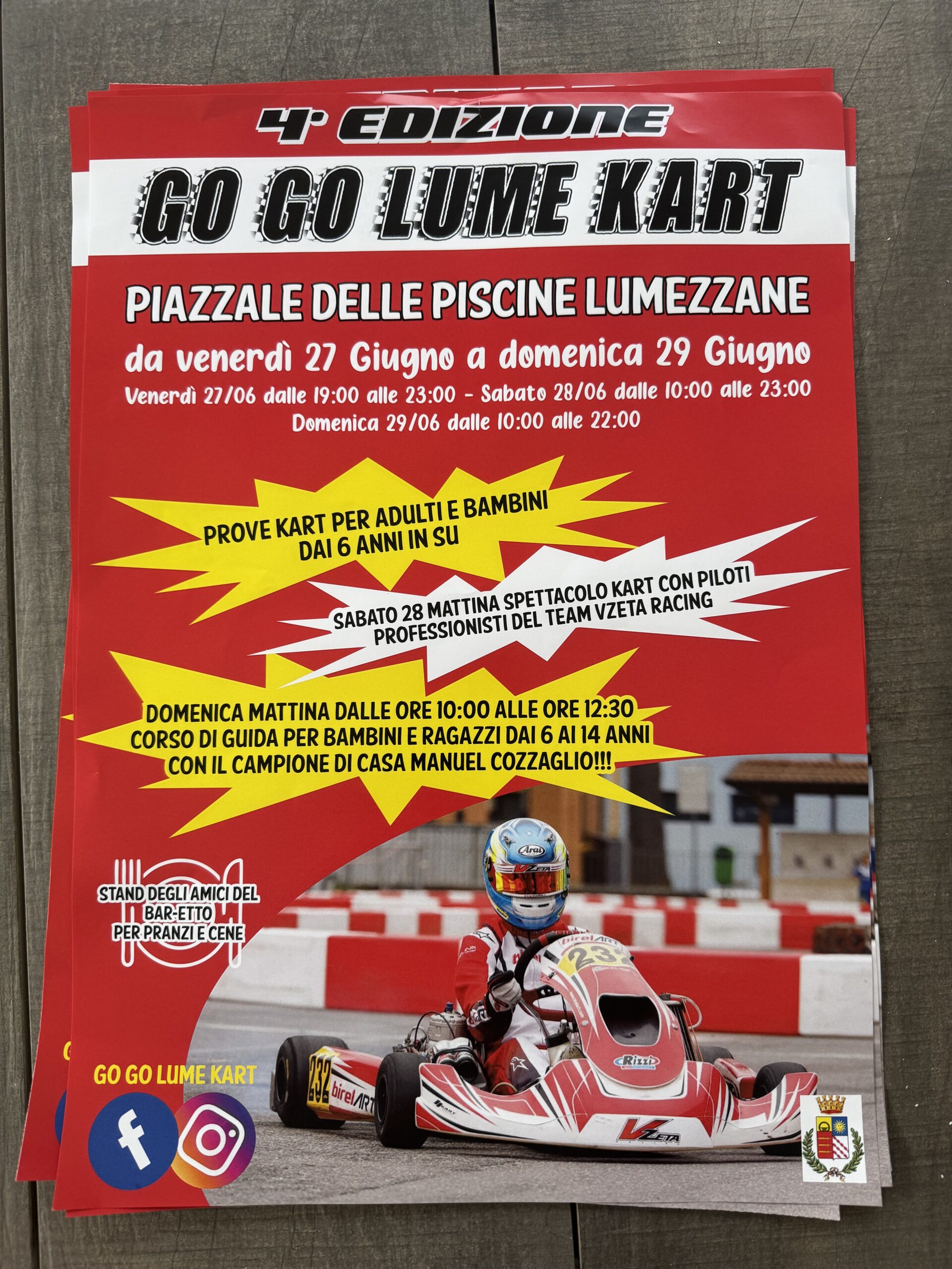 Locandina Go go Lume kart