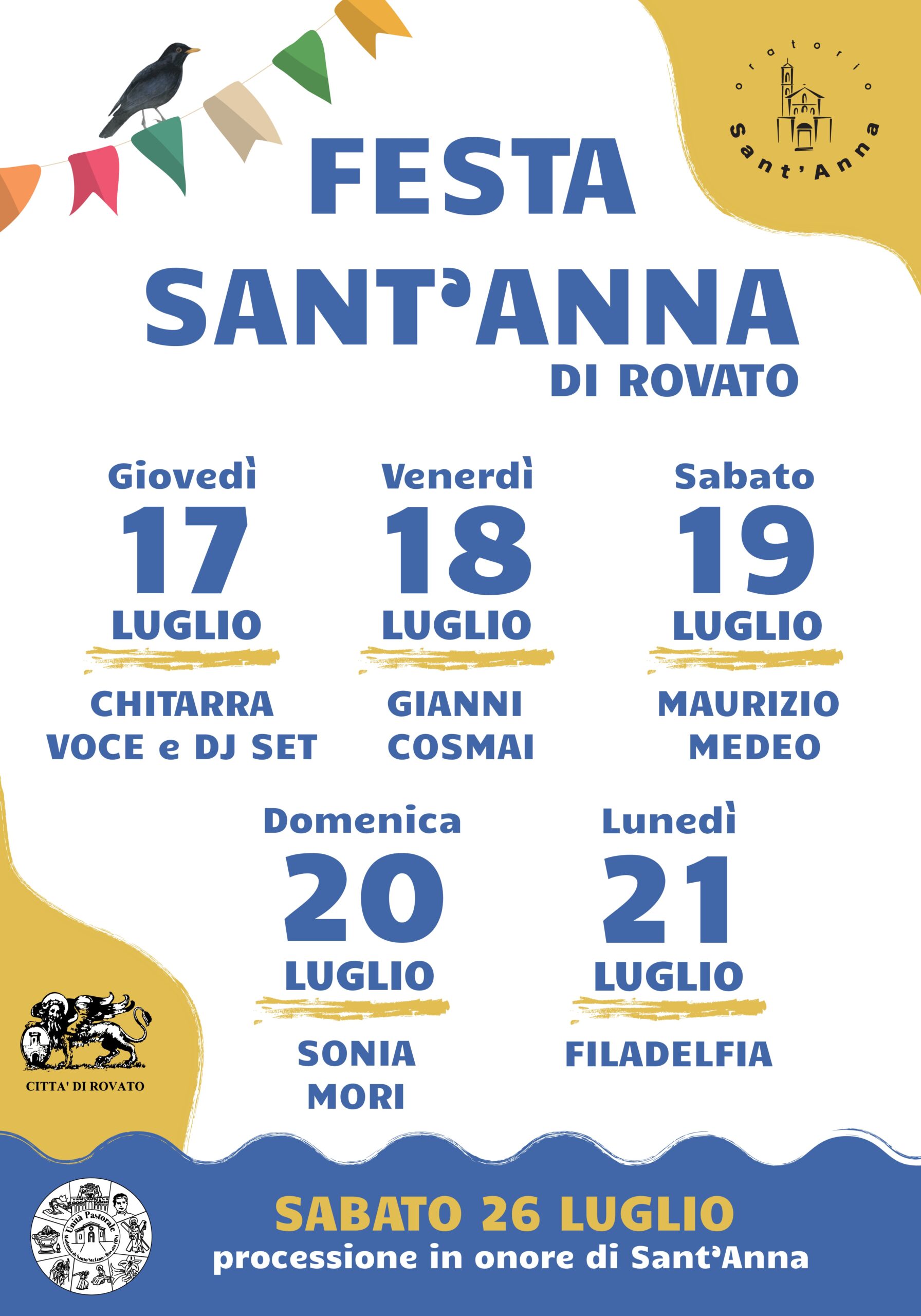 Locandina Festa patronale di Sant’Anna