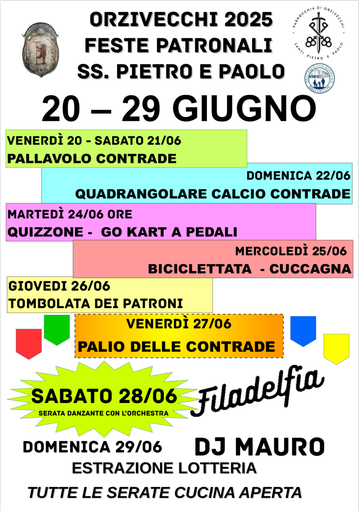 Locandina Feste Patronali SS. Pietro e Paolo