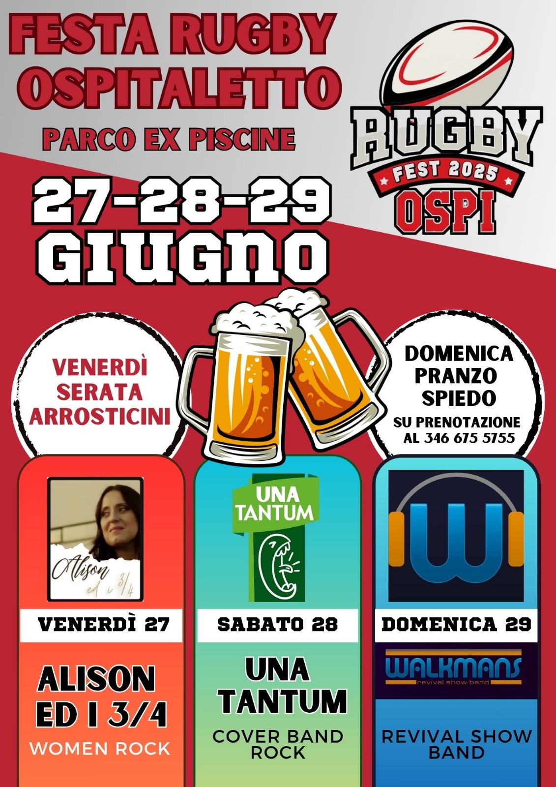 Locandina Festa Del Rugby Ospi