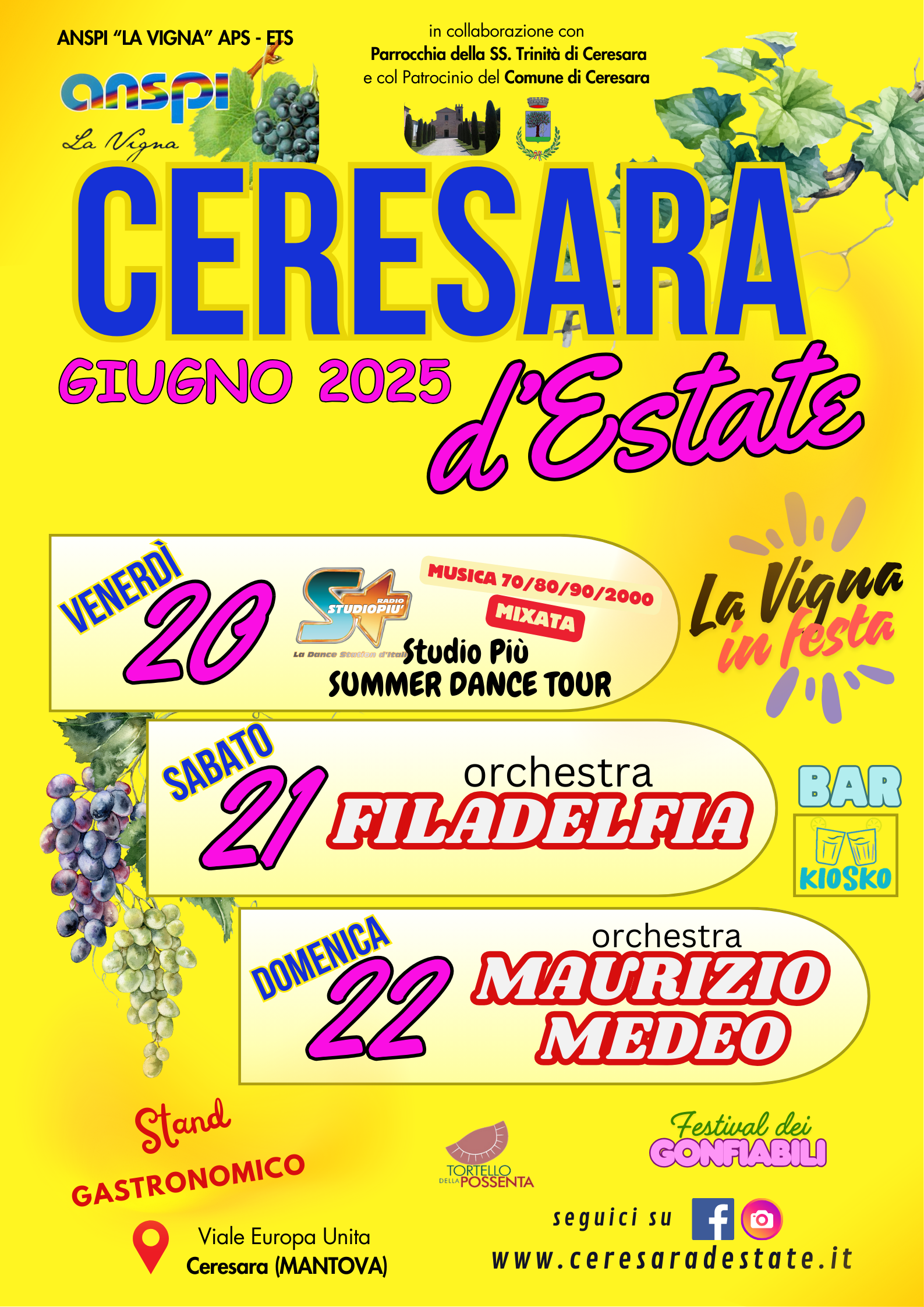 Locandina Ceresara D'Estate - La Vigna In Festa