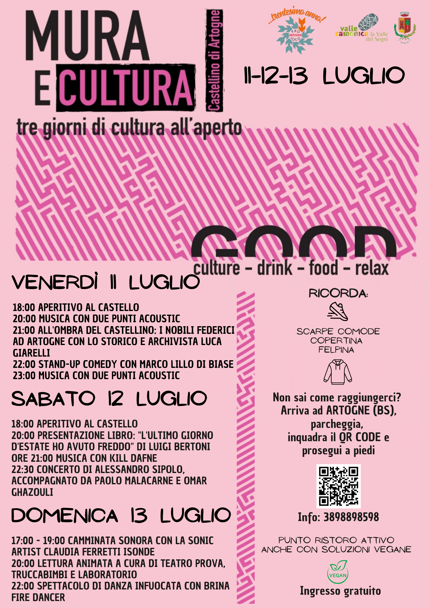 Locandina Mura e Cultura