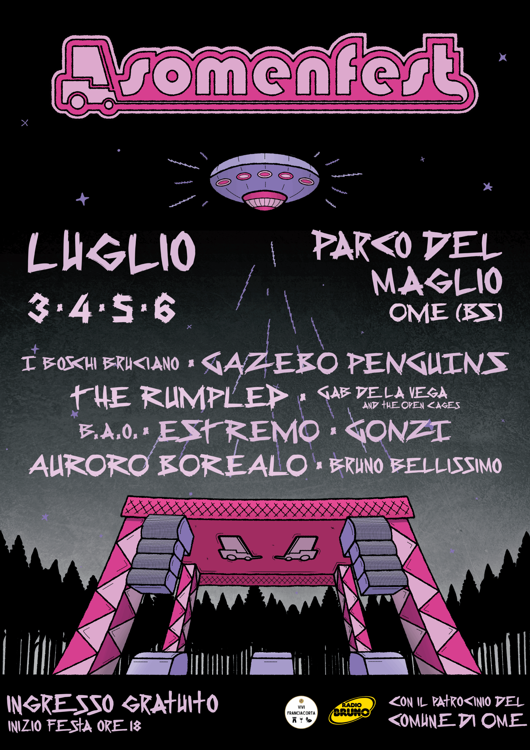 Locandina SOMENFEST Outdoor Music Festival