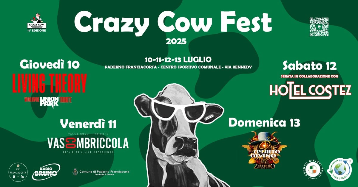 Locandina Crazy Cow Fest 2025