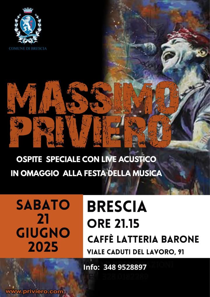 Locandina Festa della Musica - Caffè Latteria Barone