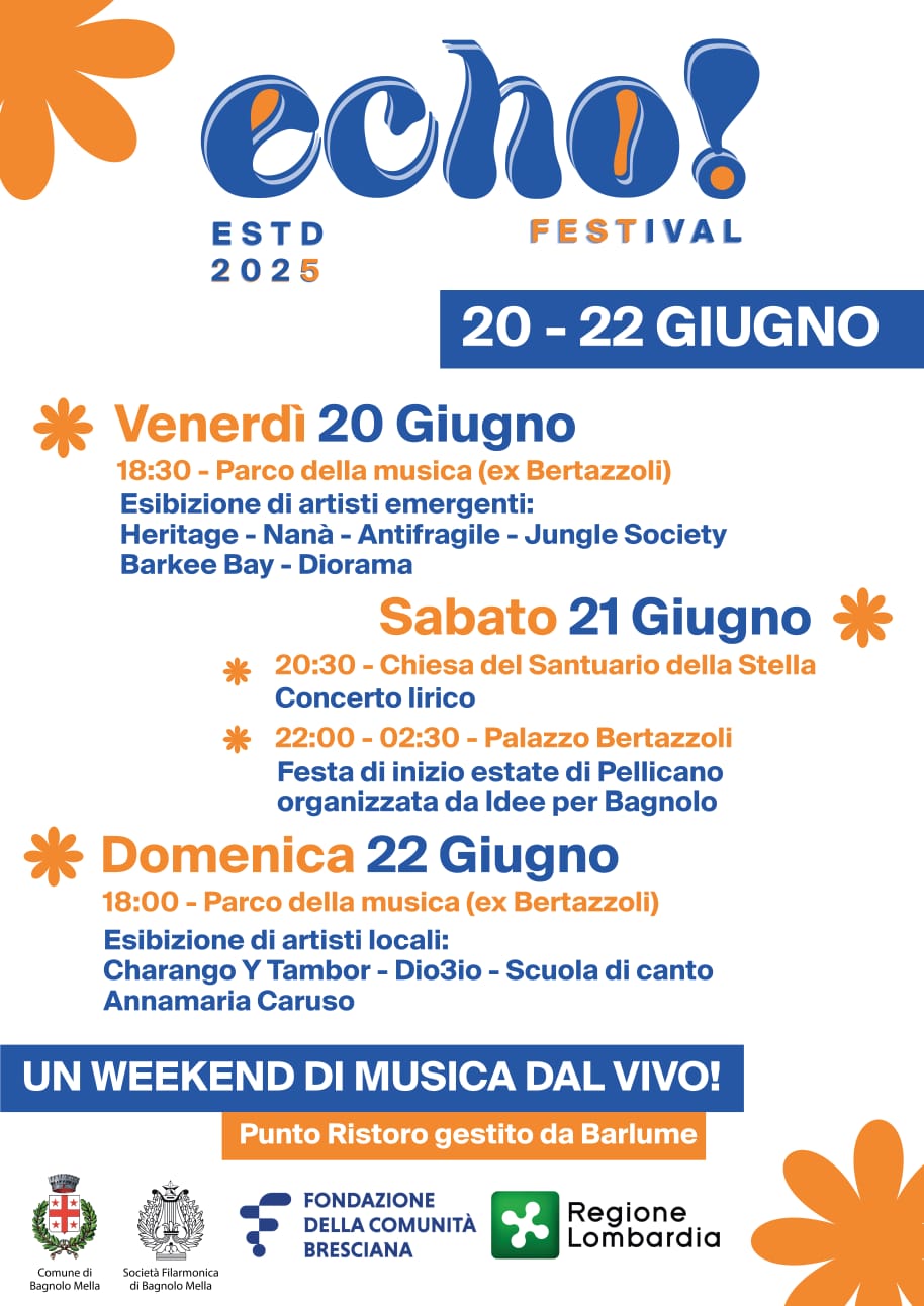 Locandina Echo! Festival