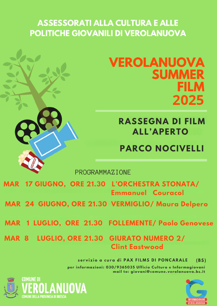 Locandina Verolanuova Summer Film 2025