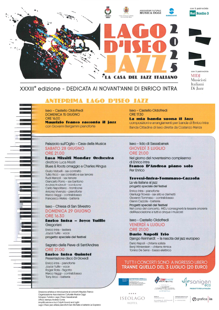 Locandina Lago d'Iseo Jazz