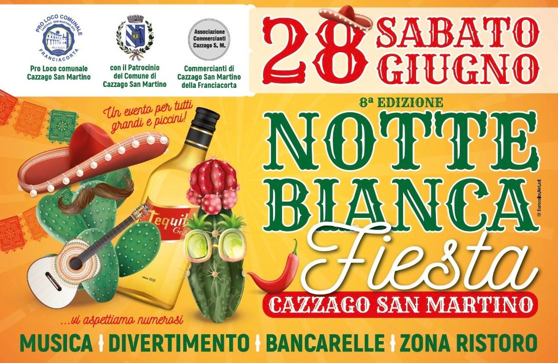 Locandina Notte bianca a Cazzago San Martino