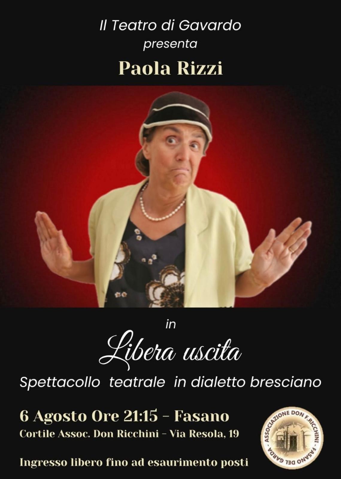 Locandina Spettacolo teatrale in dialetto bresciano