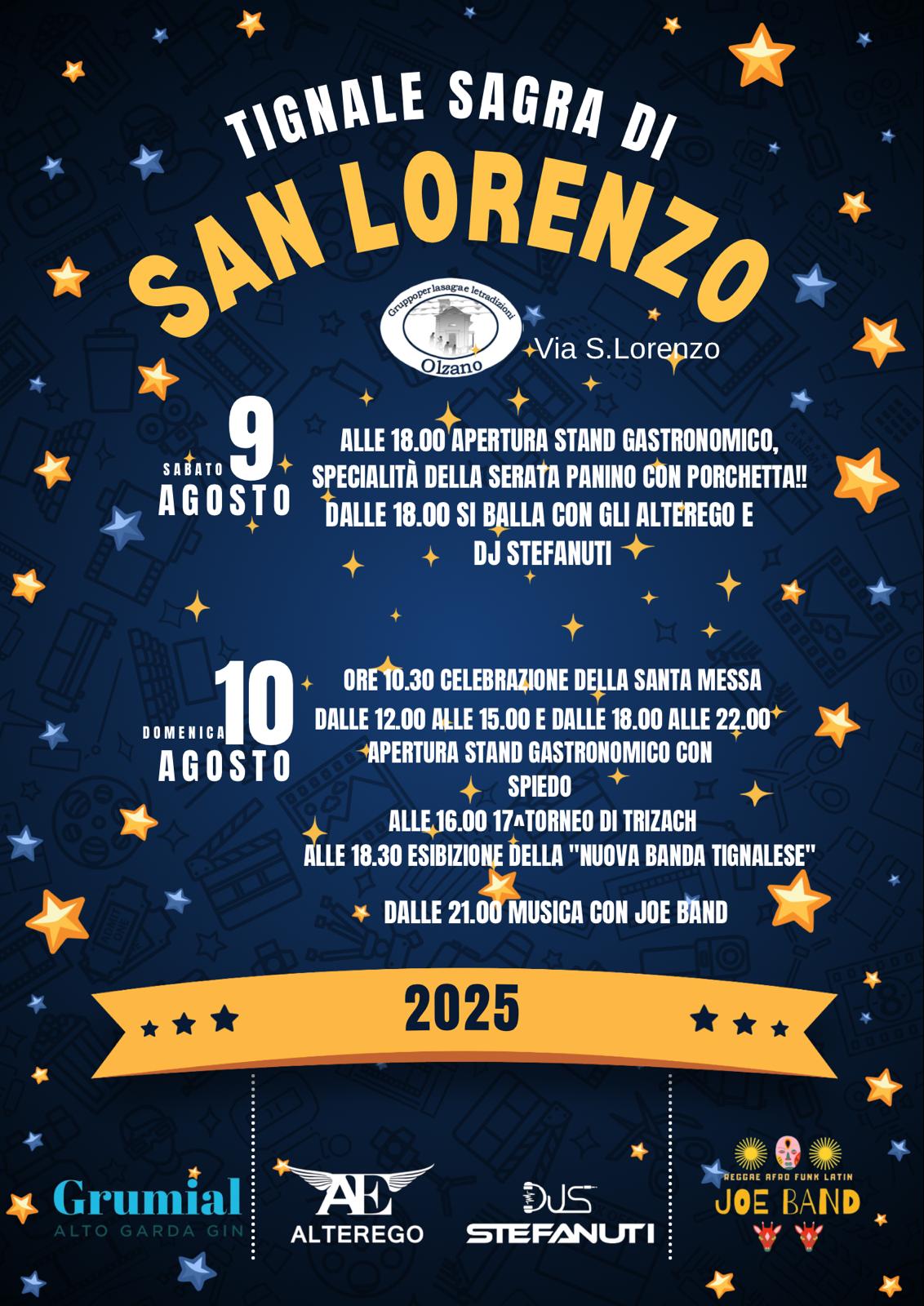 Locandina Sagra di san Lorenzo