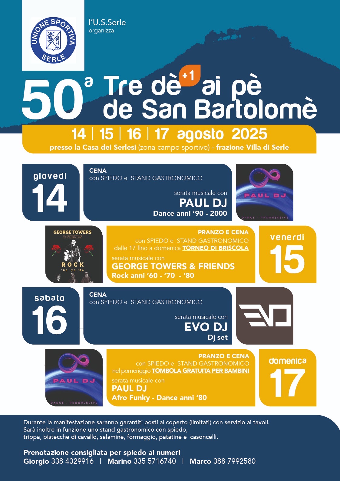 Locandina Tre de a San Bartolomé