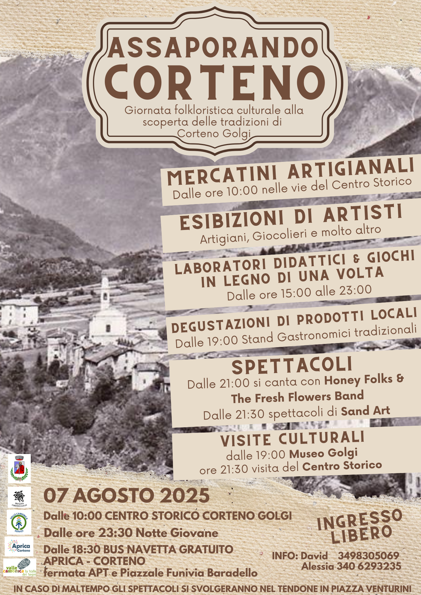 Locandina Assaporando Corteno