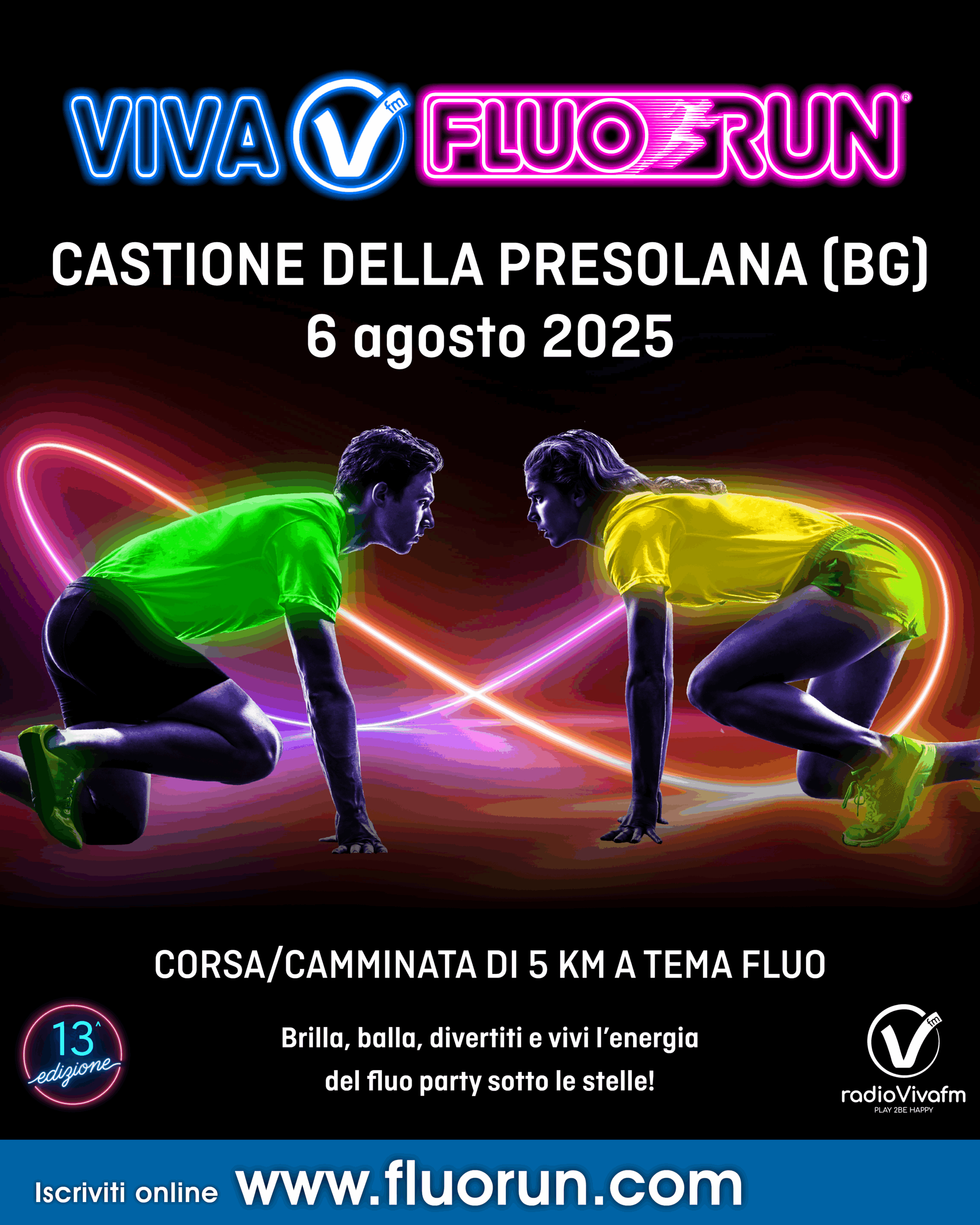 Locandina Viva Fluo Run