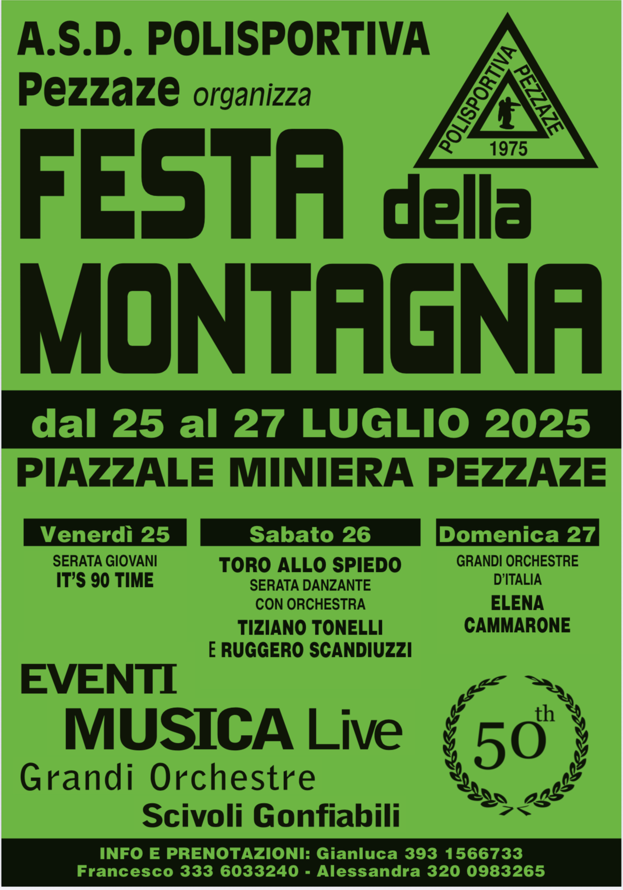 Locandina Festa della montagna
