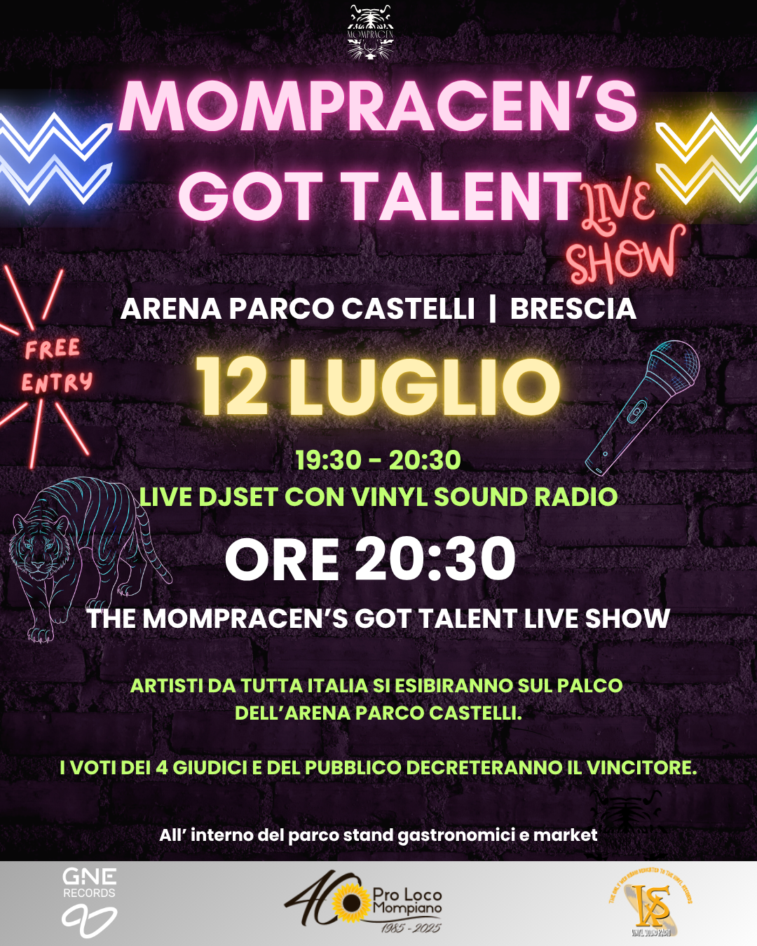 Locandina The Mompracen's Got Talent Live Show