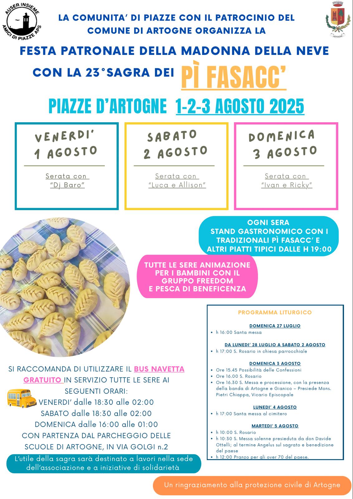 Locandina Sagra dei Pì Fasacc'