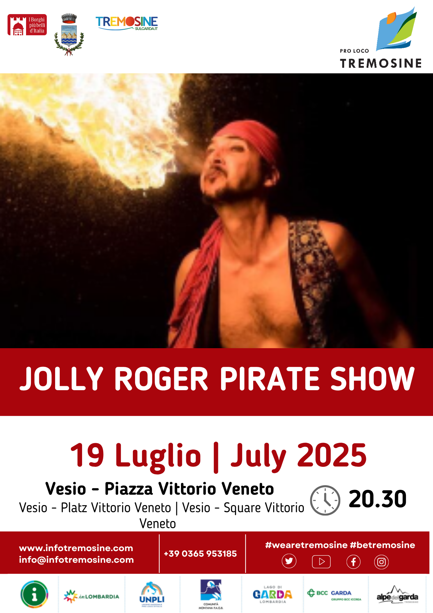 Locandina Jolly Roger pirate show