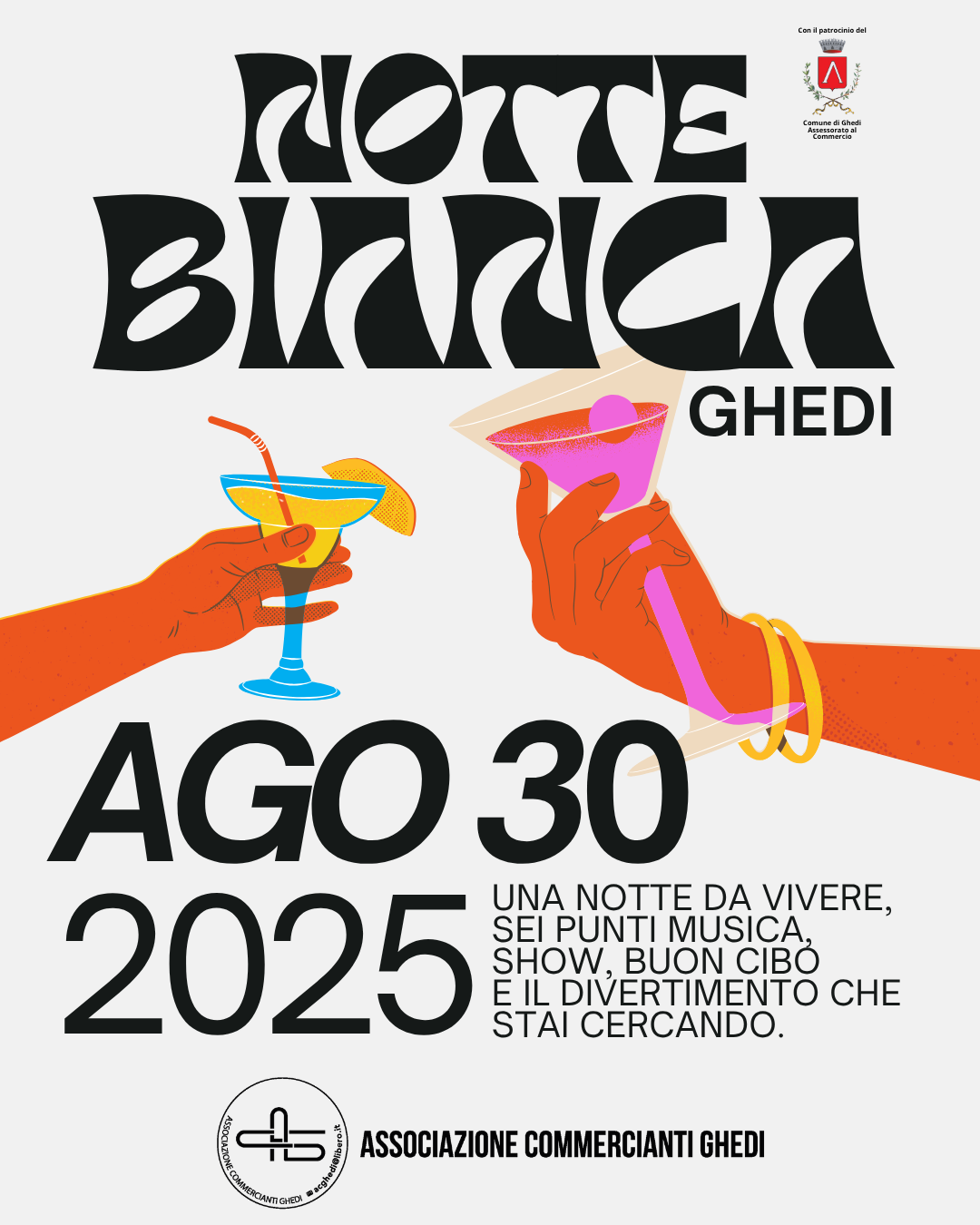 Locandina Notte Bianca Ghedi