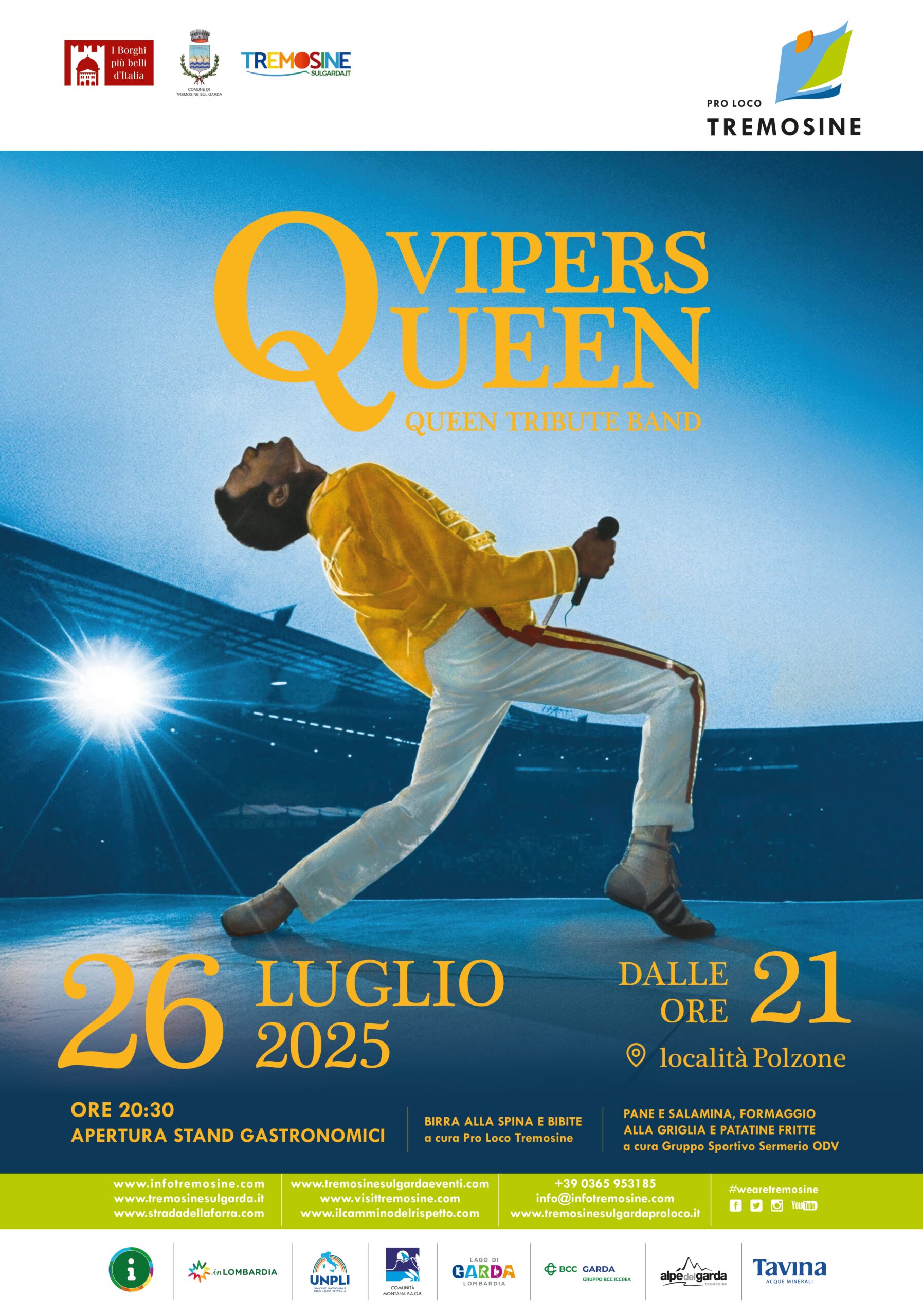 Locandina Tributo ai Queen