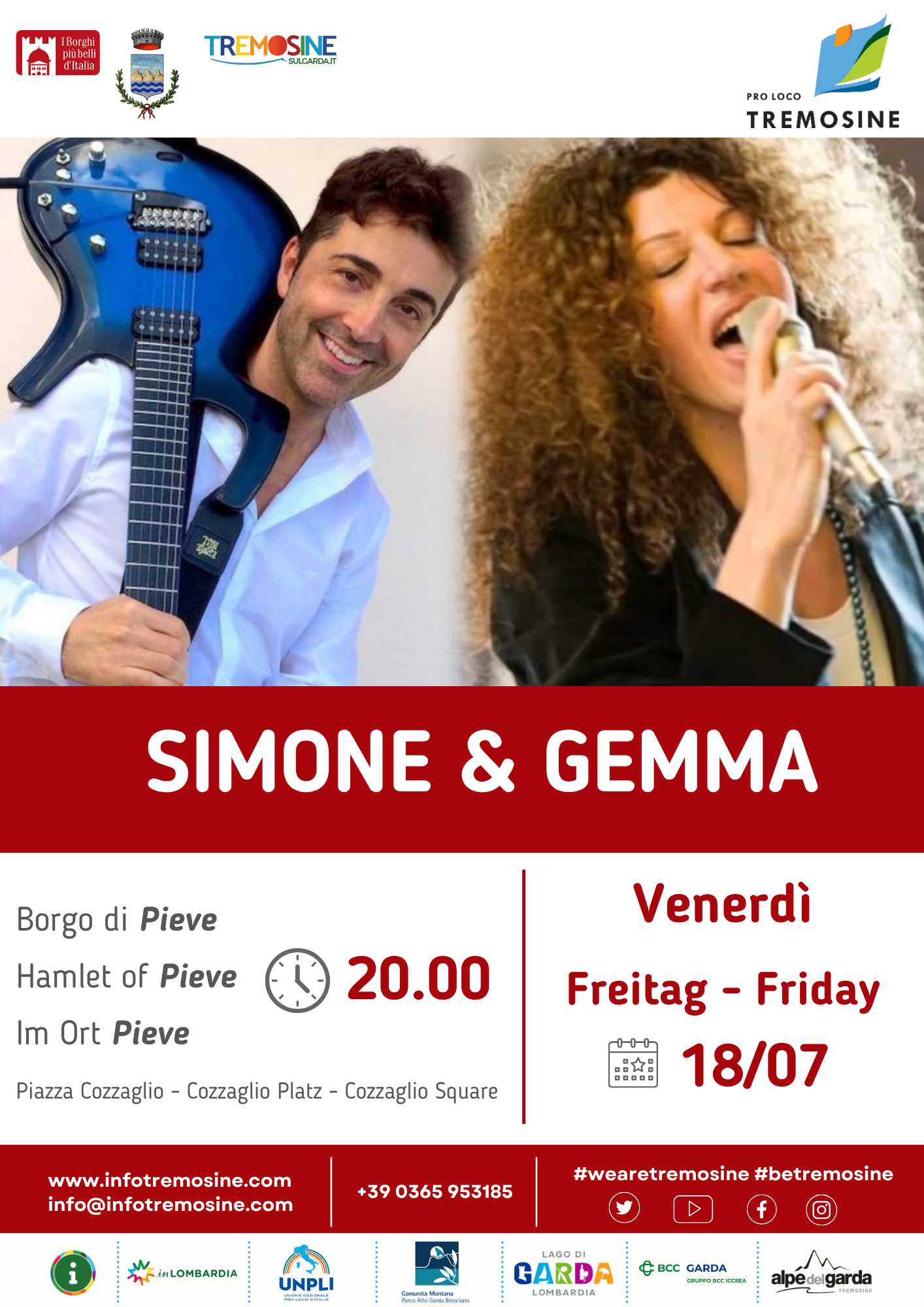 Locandina Simone e Gemma Live Music