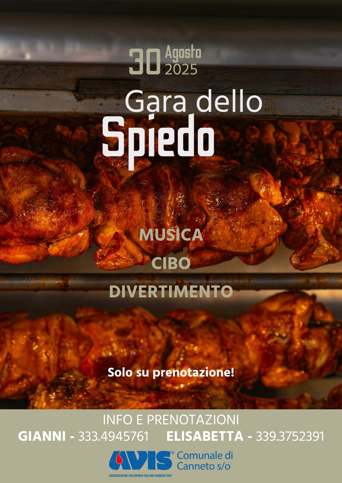Locandina Gara spiedo 2025