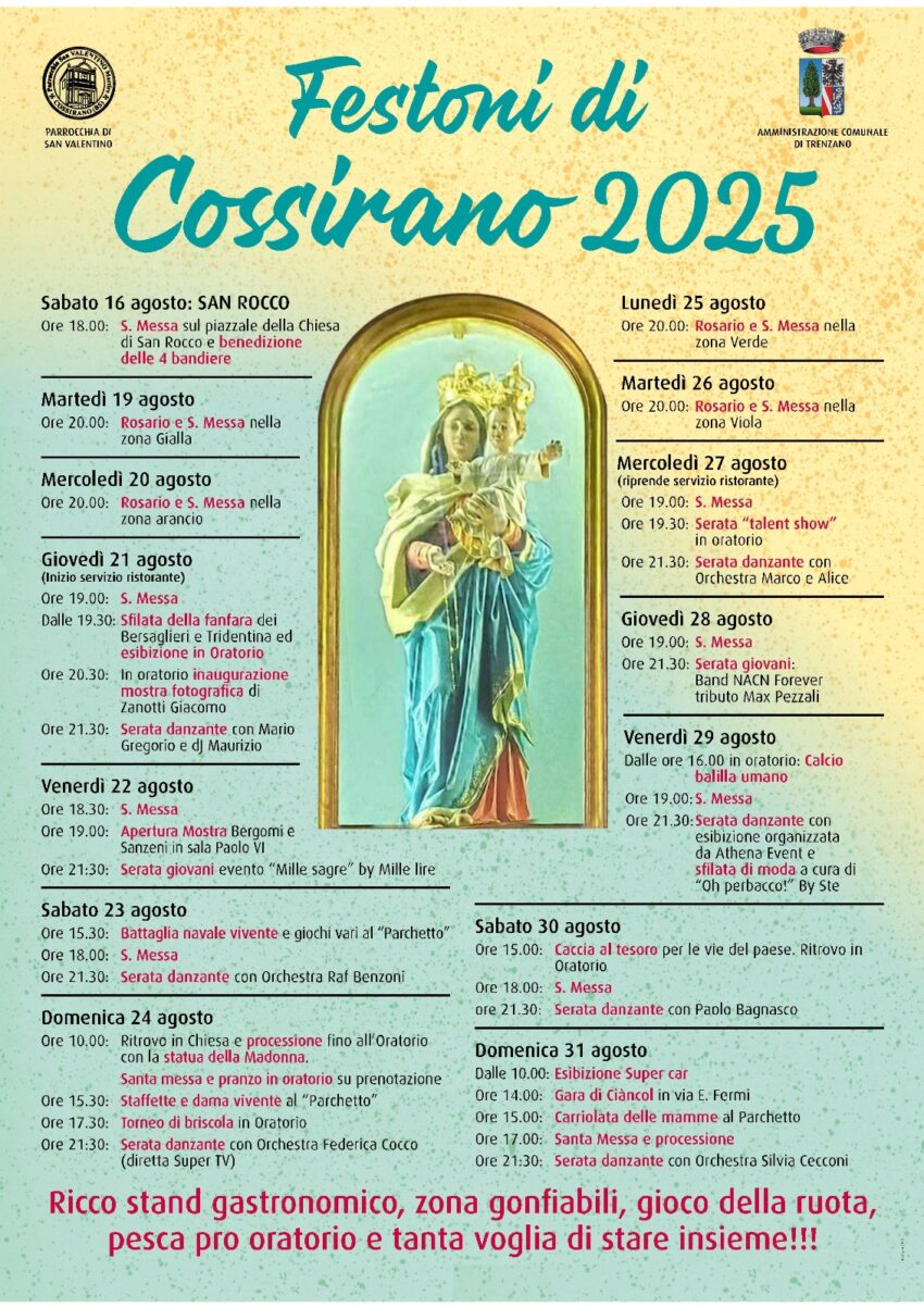 Locandina Festoni di Cossirano