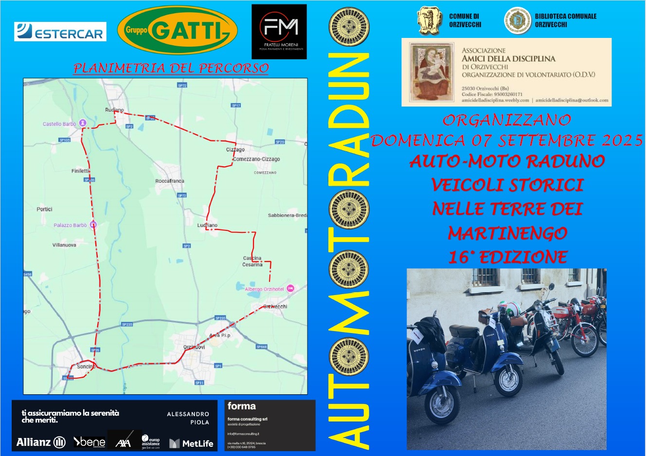 Locandina Auto moto raduno Epoca