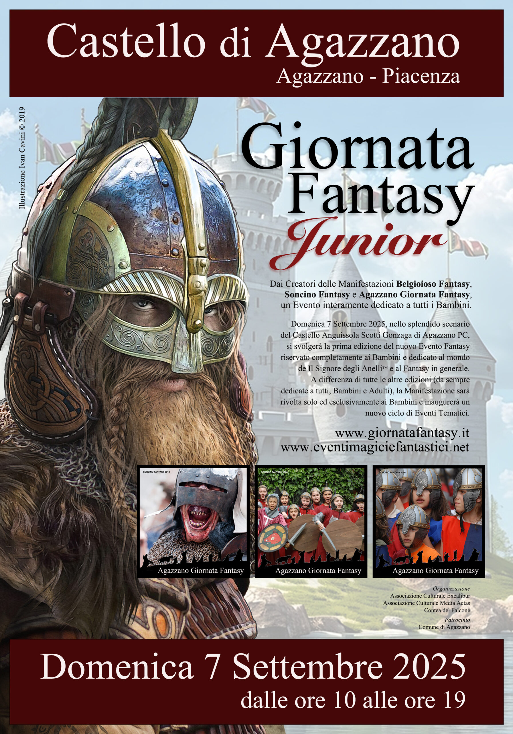 Locandina Giornata Fantasy per Bambini al Castello di Agazzano