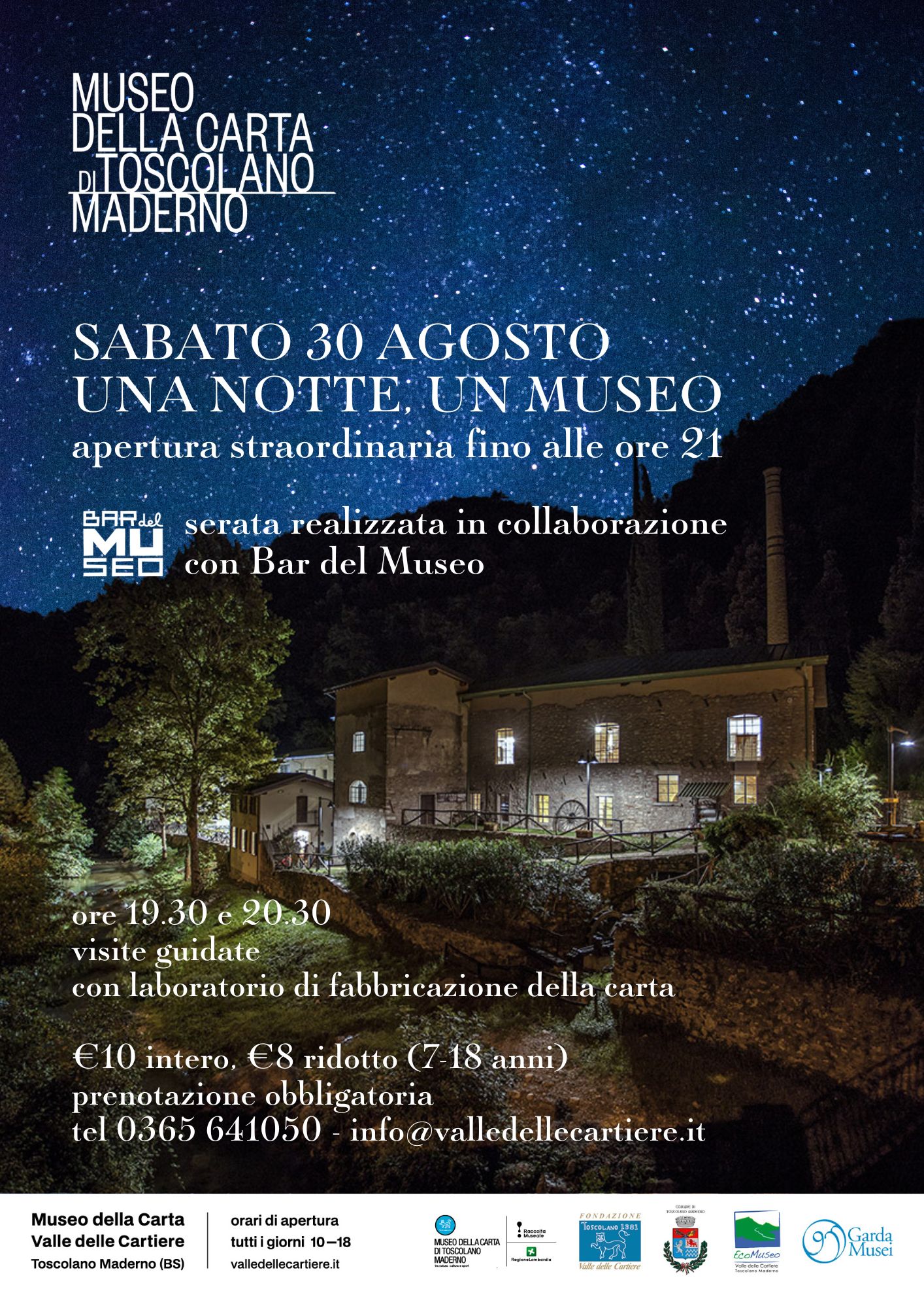 Locandina Una notte. Un museo
