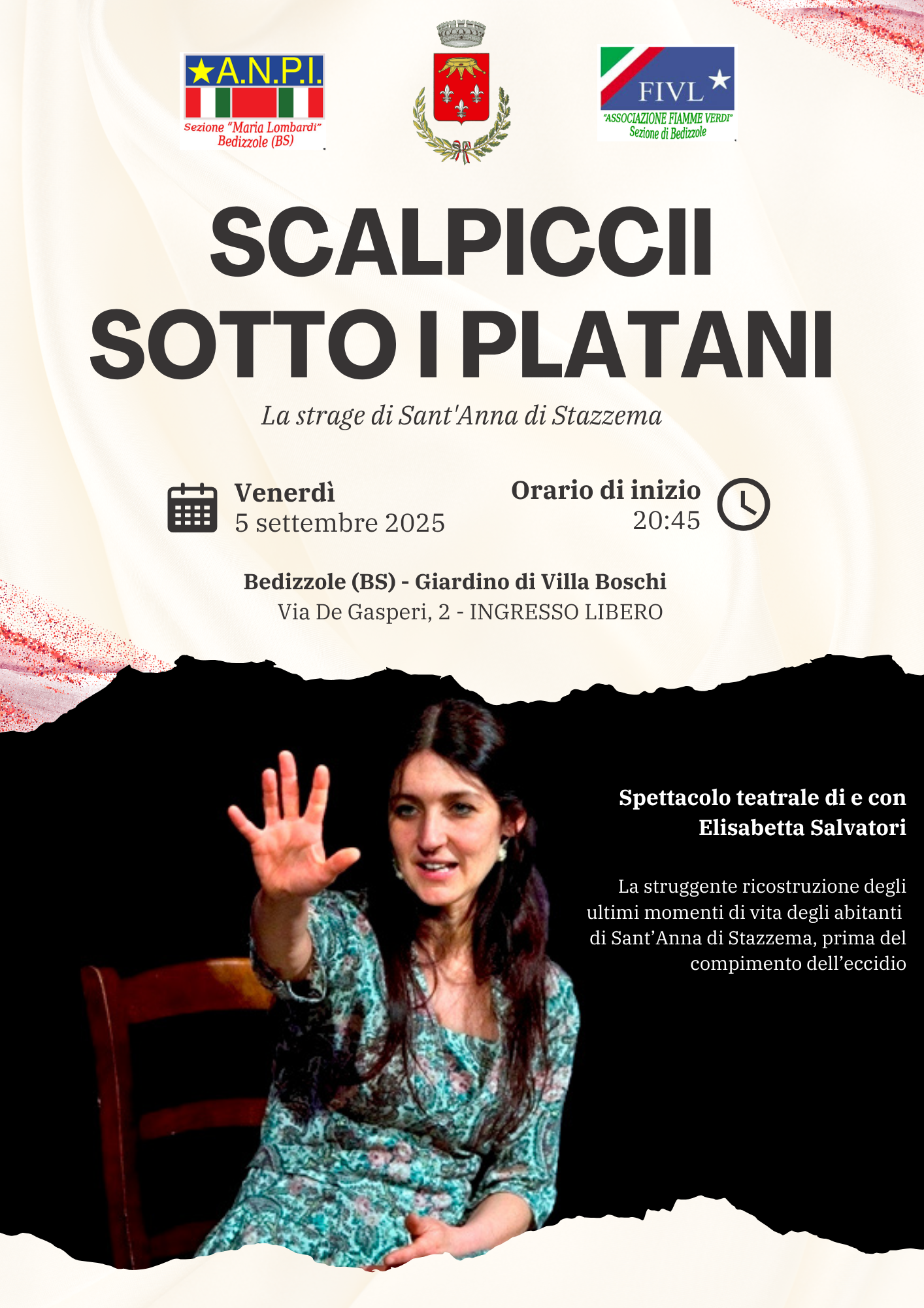 Locandina Scalpiccii sotto i platani