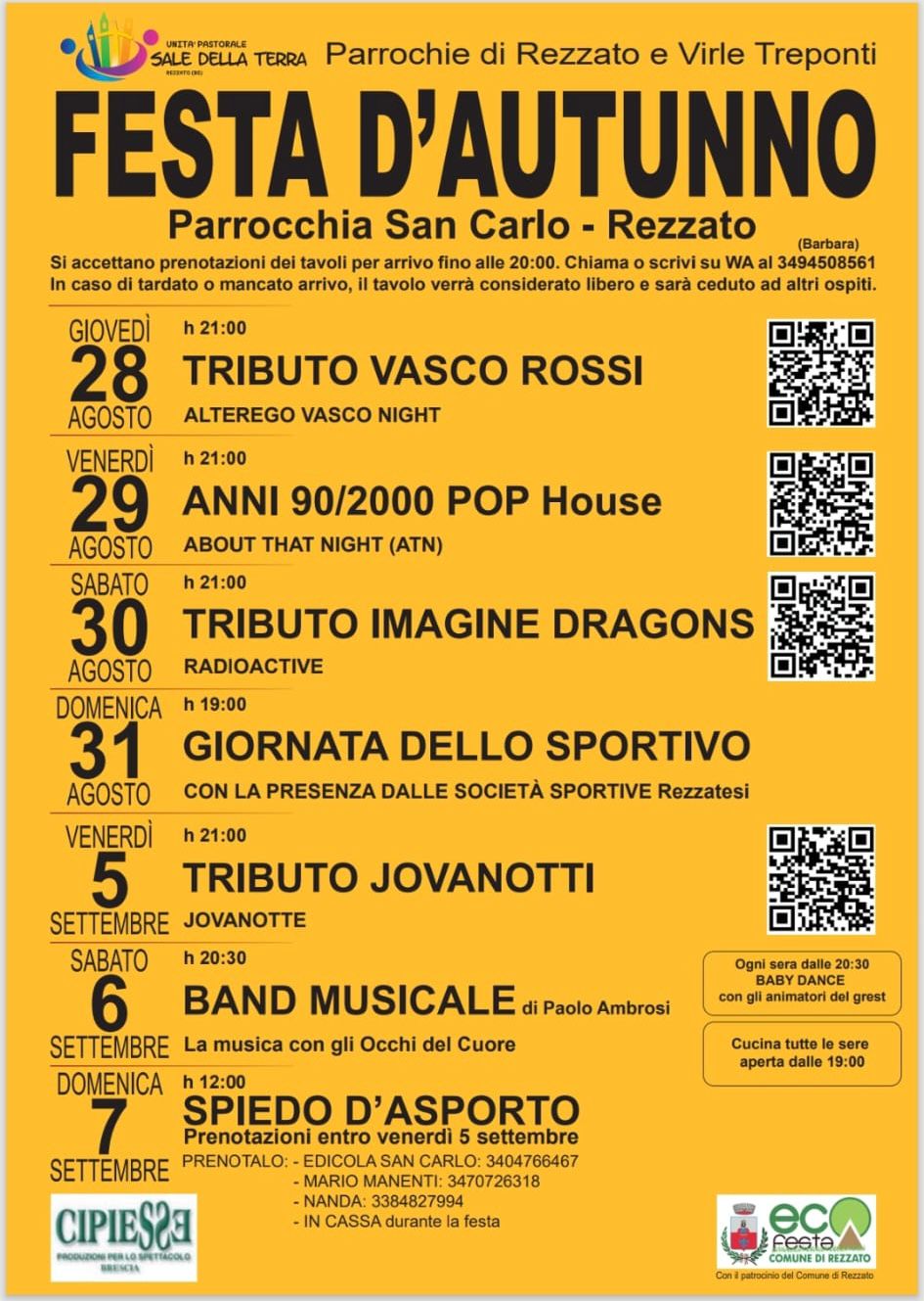 Locandina Festa d'Autunno