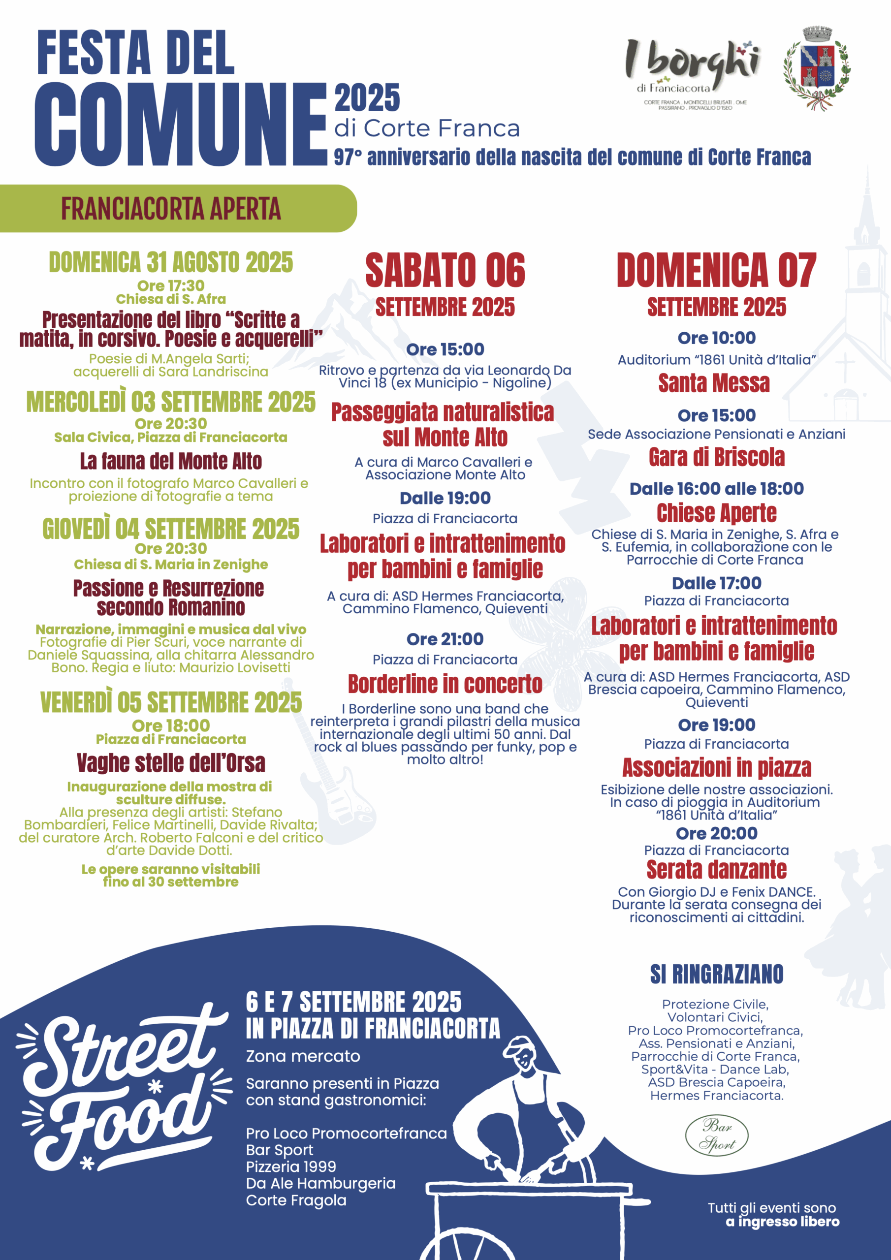 Locandina Festa del Comune di Corte Franca