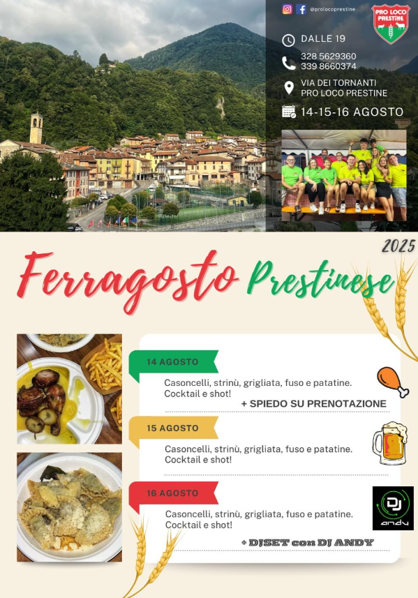 Locandina Ferragosto Prestinese