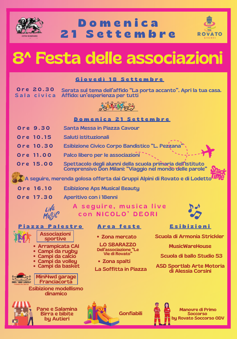 Locandina Festa delle associazioni