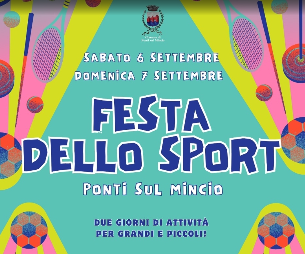 Locandina Festa dello sport