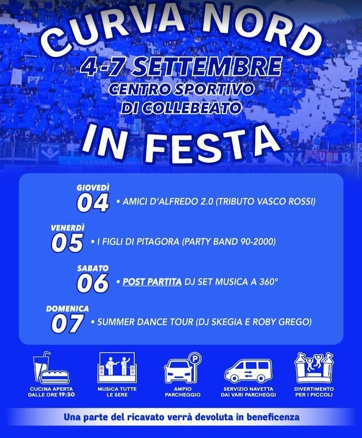 Locandina Curva Nord in Festa