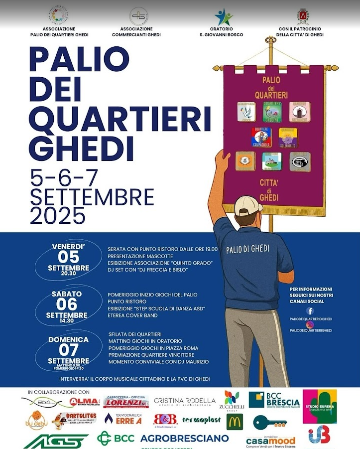 Locandina Palio dei Quartieri di Ghedi