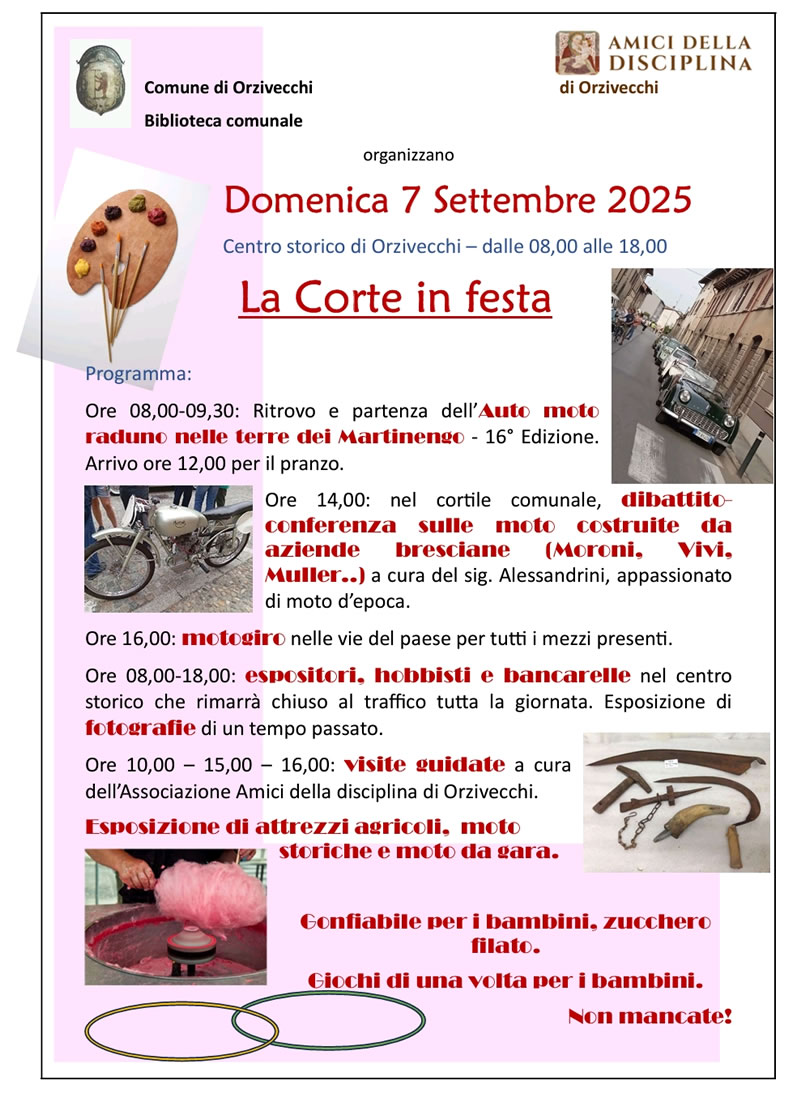 Locandina La Corte in Festa