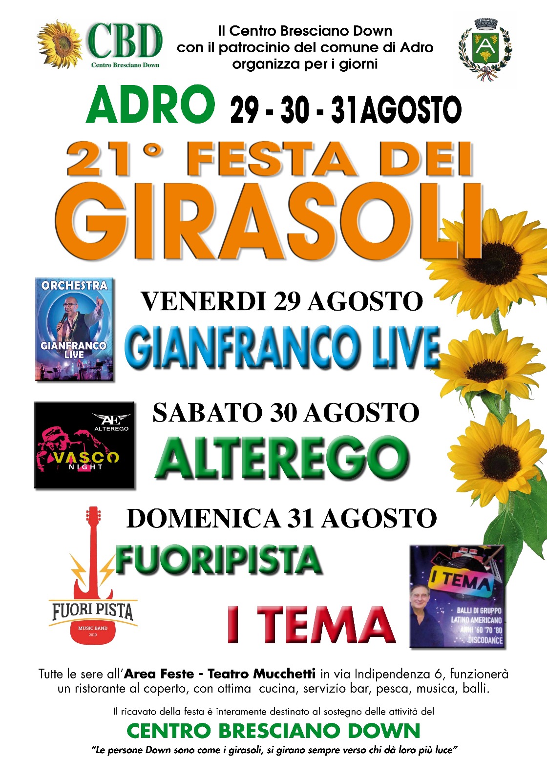 Locandina Festa dei Girasoli