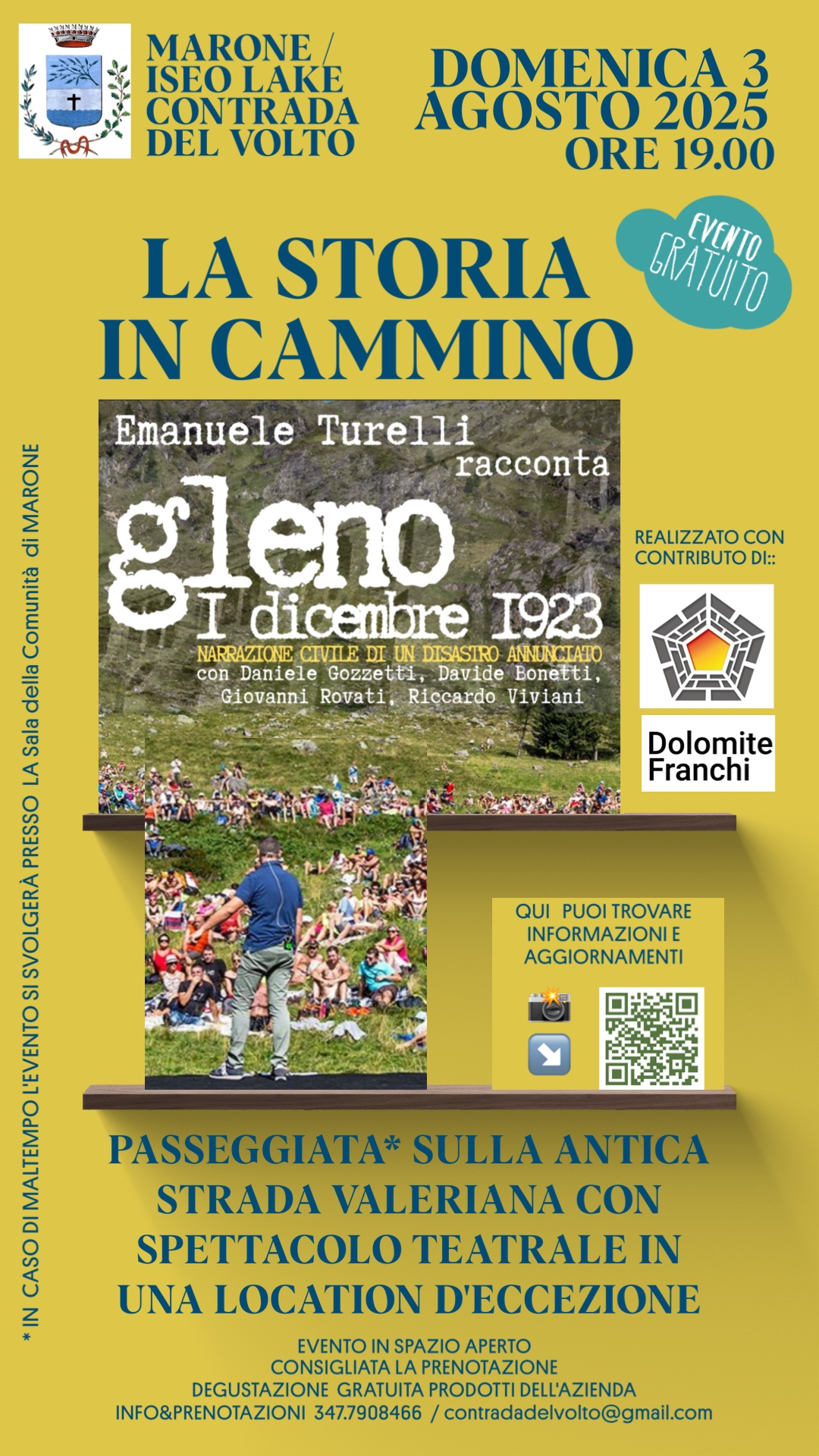 Locandina La storia in cammino