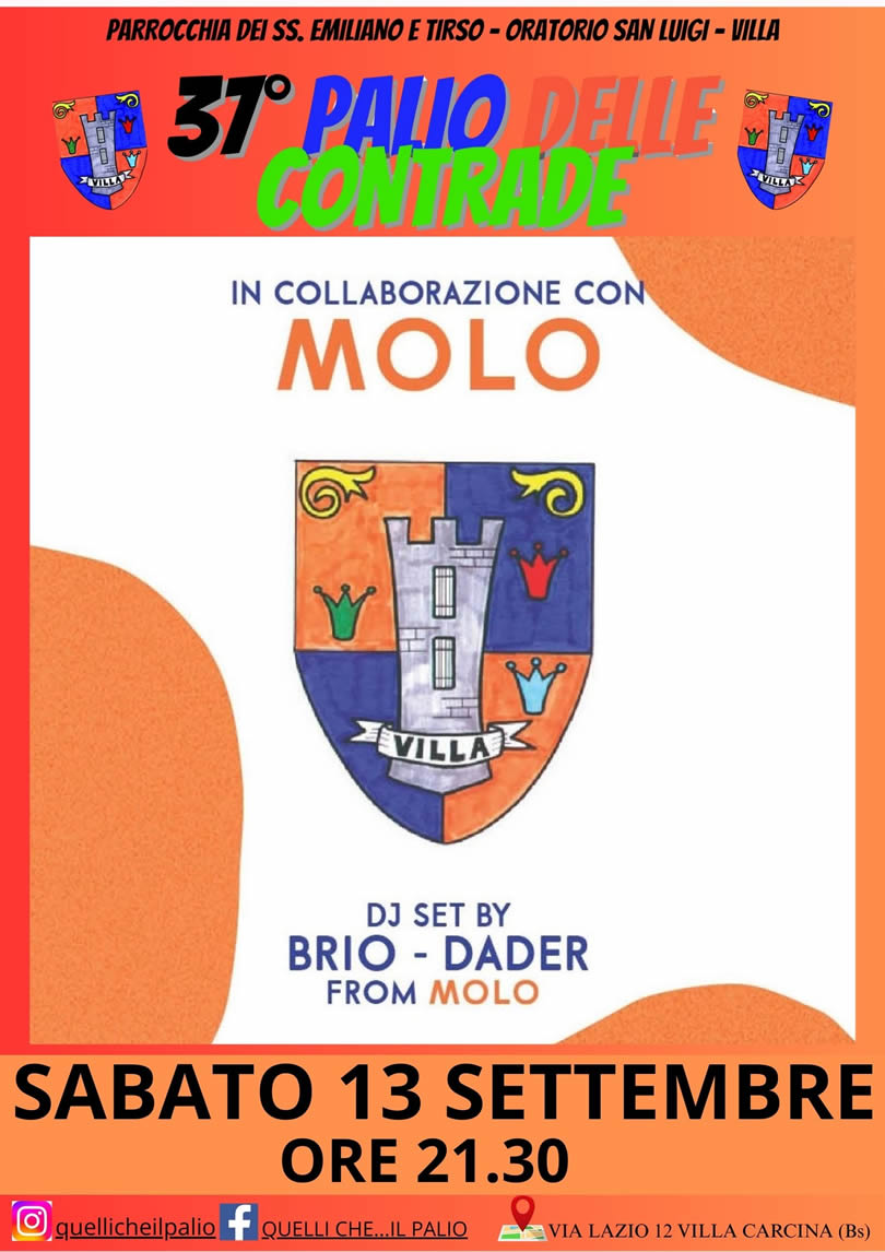 10 MOLO - Palio delle Contrade di Villacarcina 2025