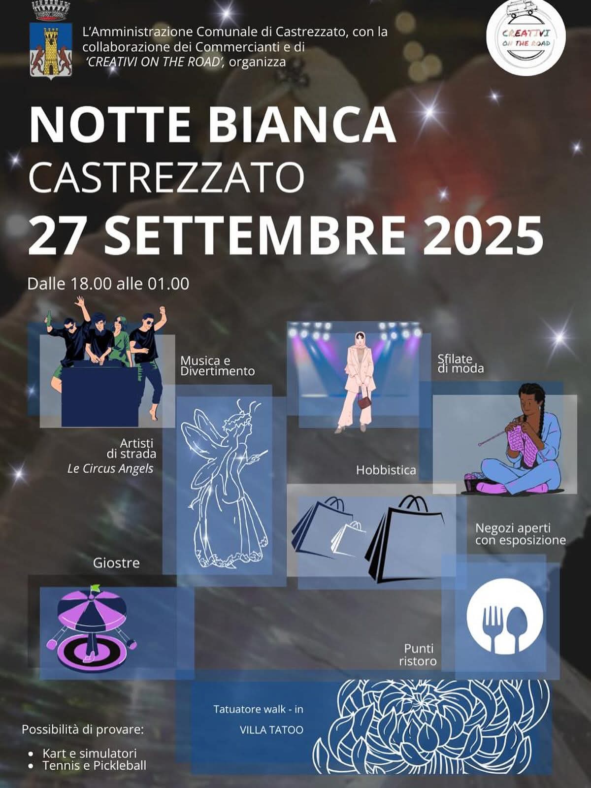 Locandina Notte bianca a Castrezzato