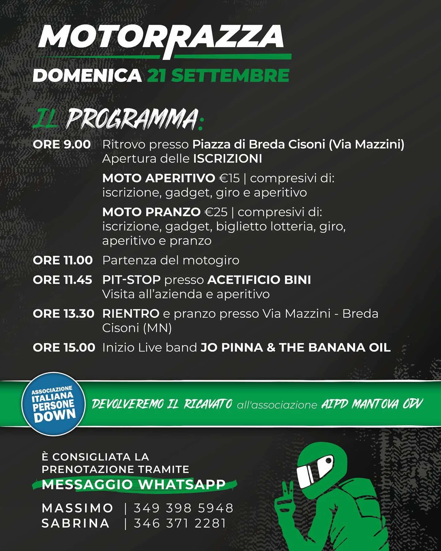 Locandina Motoraduno Motorrazza